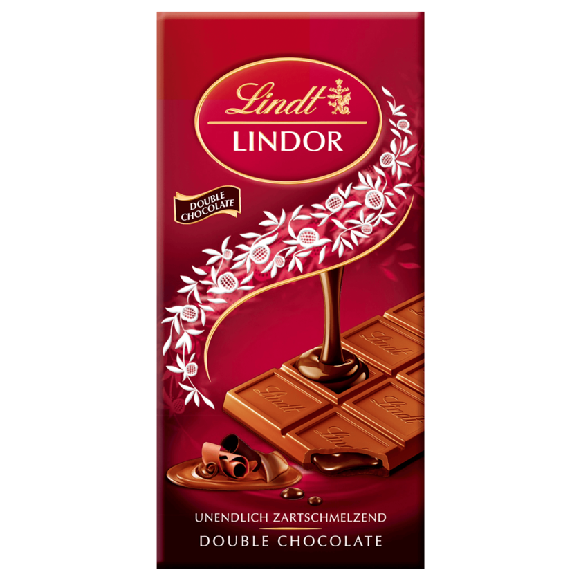 Lindt Lindor Tafel Double Chocolate 100g